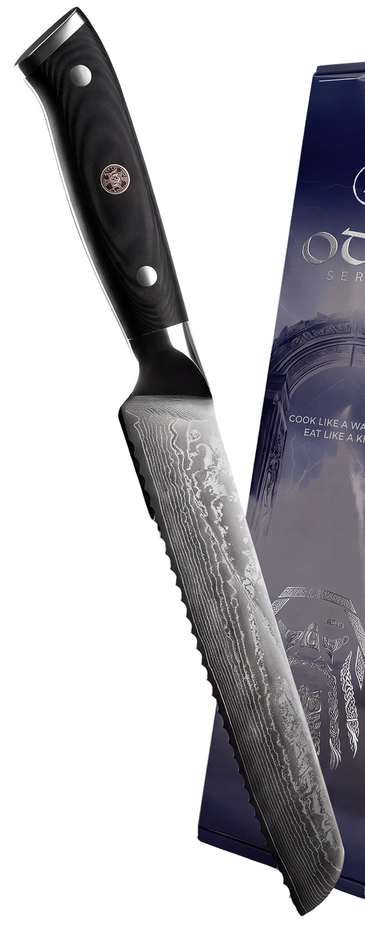 ODIN Series knife with its box
