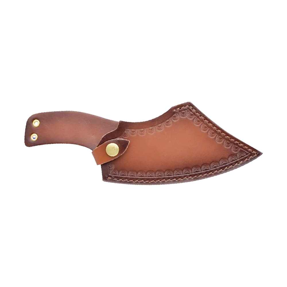 Leather Knife Sheath for Railroad Spike Knives : Black - Northern Crescent  Iron