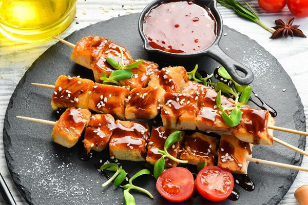 Grilling Bliss: Mastering Beef Skewers with Teriyaki Sauce