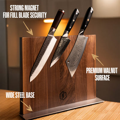 Magnetic Knife Holder X Whetstone sharpening