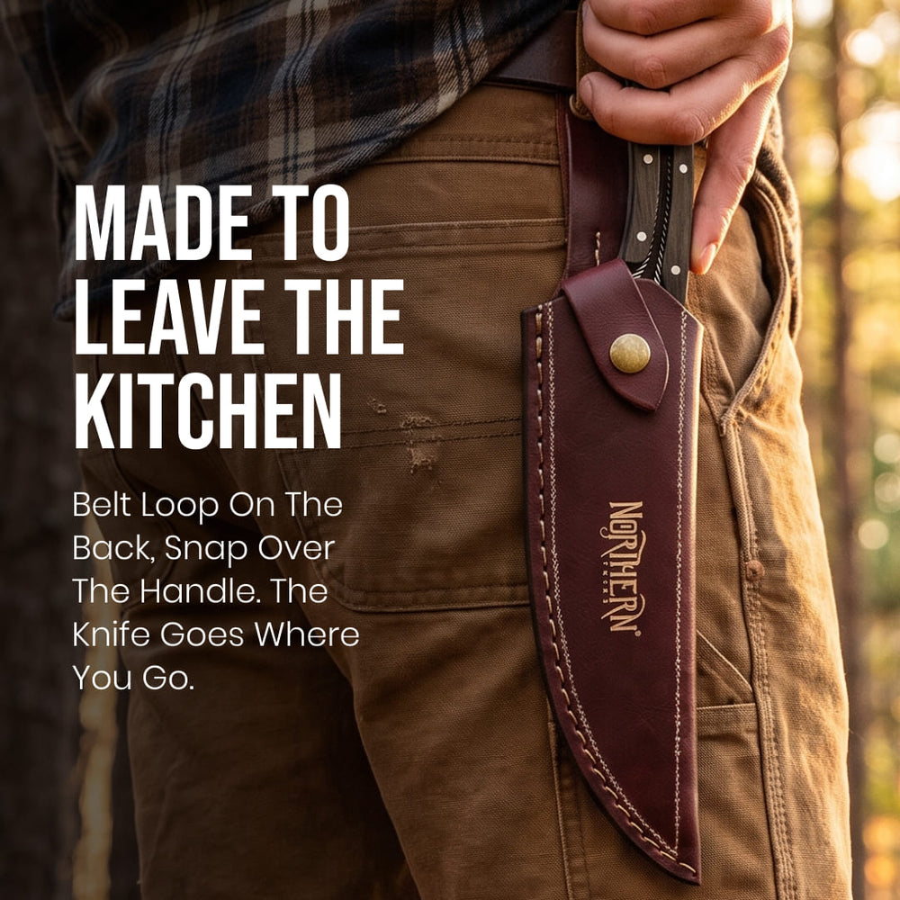 Feather Knife Leather Sheath 2
