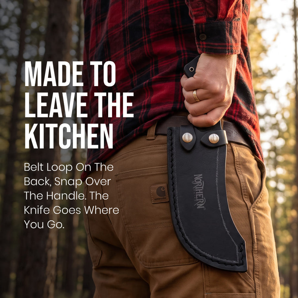 LOKI Series - Blackout Edition Leather Sheath 2