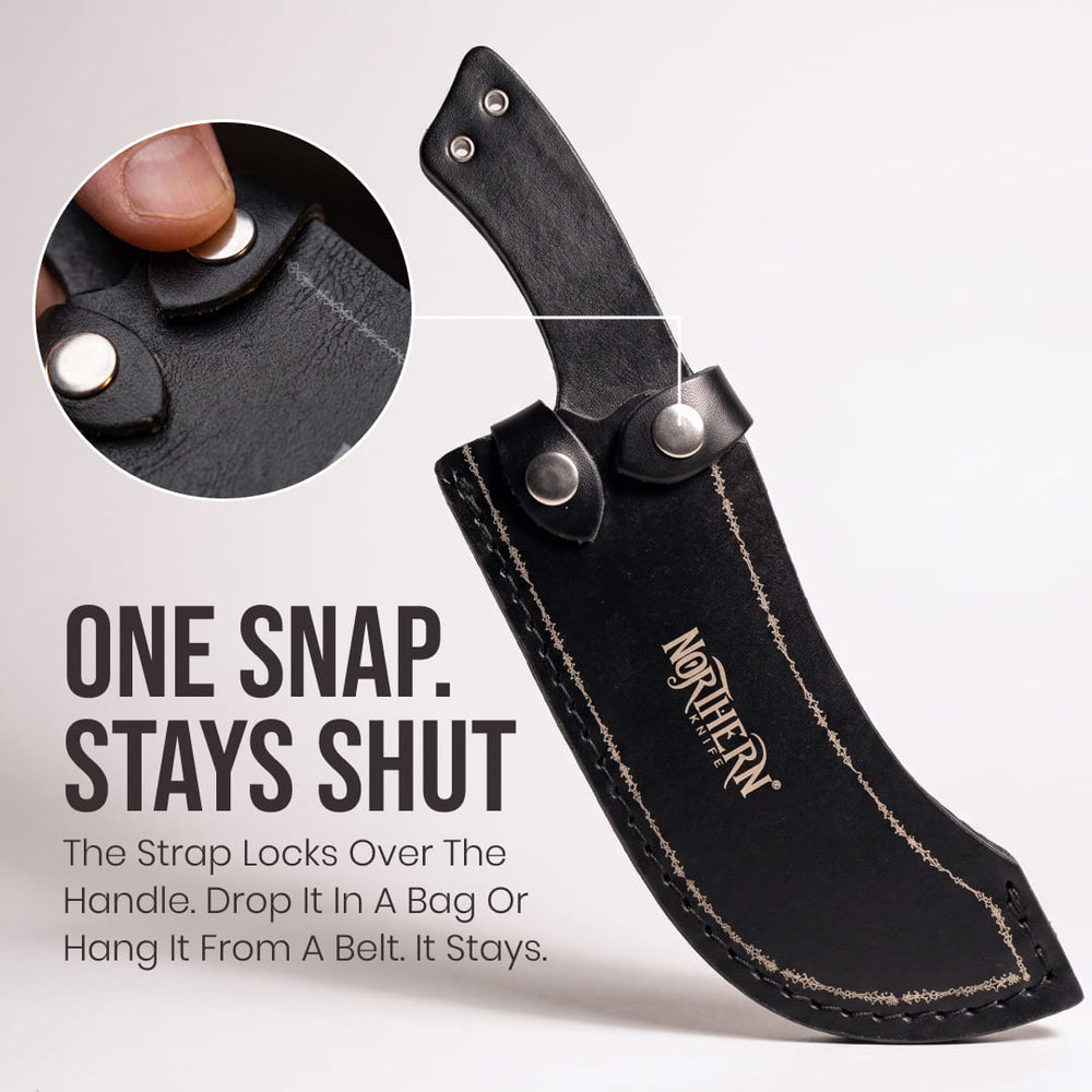 LOKI Series - Blackout Edition Leather Sheath 3