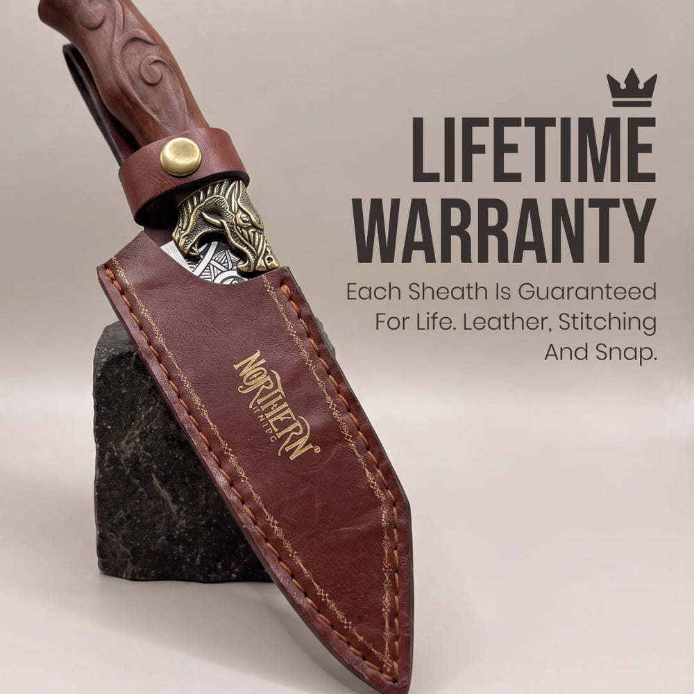 Bjorn Series – Santoku Leather Sheath 6