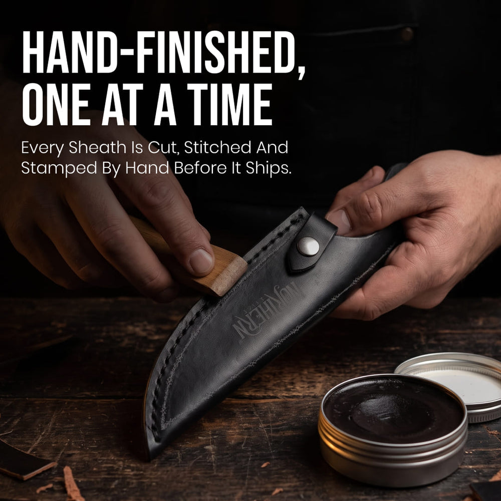 ODIN Series – 8'' Chef Knife Leather Sheath 4