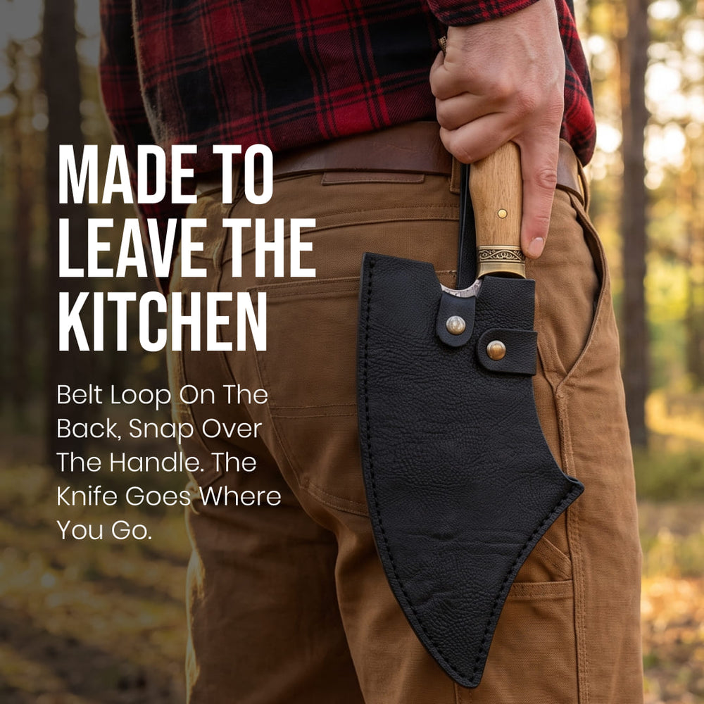 Tiger Cleaver - Leather Sheath 2