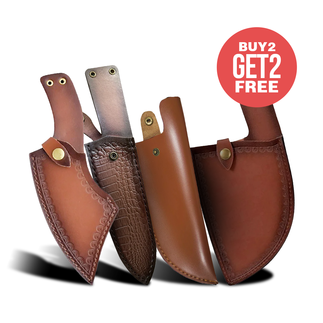 4 Premium Leather Sheaths