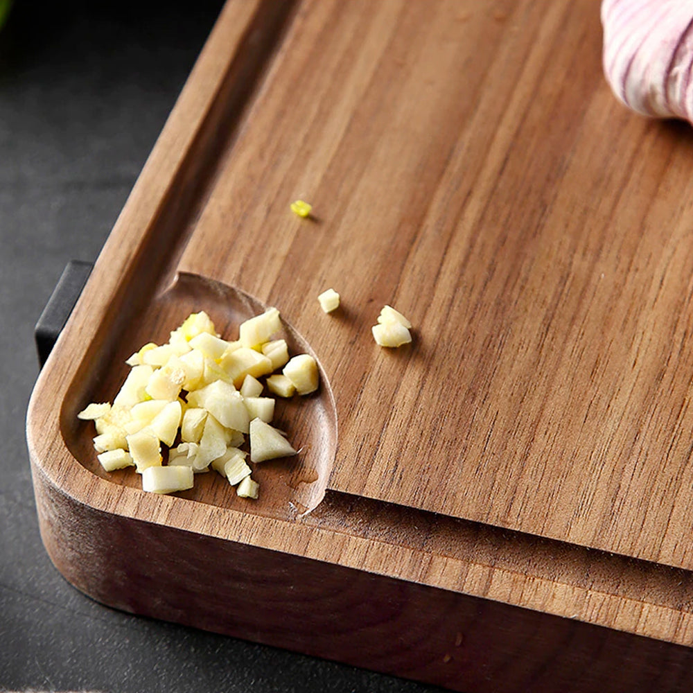 Cooking Board With Ridge Black Walnut Cooking Board – NorthernKnife