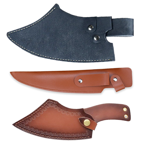 Premium Leather Chef Knife Sheath Bundle